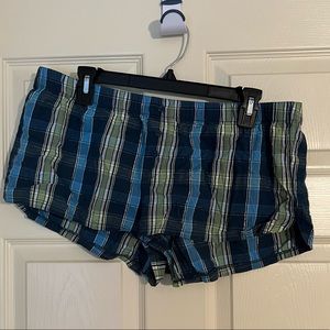 Women's boxer sleep shorts